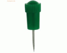 10 x Alco Stoßnadel 12mm dunkelgrün VE=25 Stück