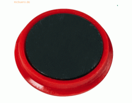 Alco Haftmagnet Metall Kunststoff 24mm TG 300 g rot VE=10 Stück