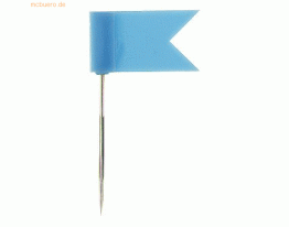 10 x Alco Markierungsfähnchen 18x10mm kosmosblau VE=20 Stück