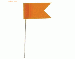 10 x Alco Markierungsfähnchen 18x10mm ocker VE=20 Stück