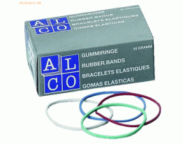 Alco Gummiringe 50mm 50g farbig