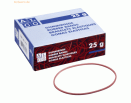 Alco Gummiring Naturkautschuk 65mm rot 25g