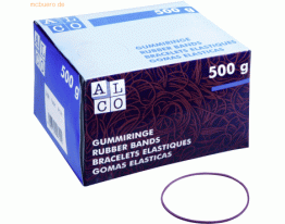 Alco Gummiring Naturkautschuk 25mm rot 500g