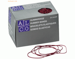 Alco Gummiring Naturkautschuk 40mm rot 500g
