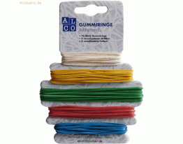 Alco Gummiringe Naturkautschuk sortiert 75 Stück