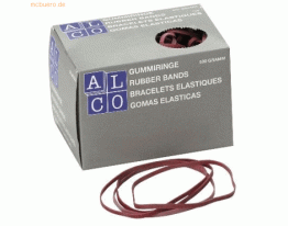 Alco Gummiband Naturkautschuk 5x100mm rot 500g