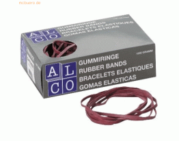Alco Gummiband Naturkautschuk 4x130mm rot 1000g