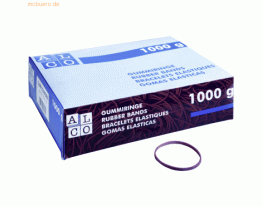 Alco Gummiband Naturkautschuk 17x200mm rot 1000g