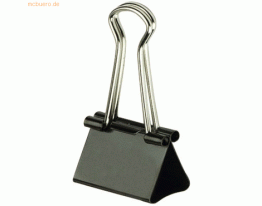 10 x Alco Foldbackklammer 19mm schwarz VE=6 Stück