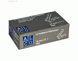 Alco Foldbackklammer Metall vernickelt 19mm gelb VE=12 Stück