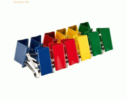 Alco Foldbackklammer Metall vernickelt 41mm sortiert VE=12 Stück
