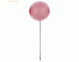 10 x Alco Landkartennadeln 8mm VE=20 Stück rosa