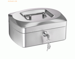 Alco Geldkassette Stahlblech mit Schloss 205x160x85mm silber