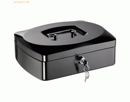 Alco Geldkassette Stahlblech mit Schloss 255x200x90mm schwarz