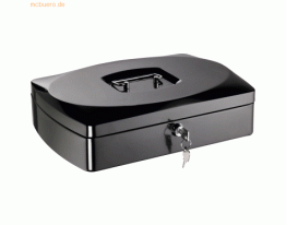 Alco Geldkassette Stahlblech mit Schloss 330x235x90mm schwarz