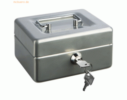 Alco Geldkassette Stahlblech mit Schloss 250x170x90mm silber