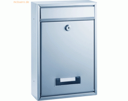 Alco Briefkasten Metall lackiert 215x85x320mm silber