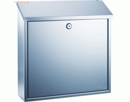 Alco Briefkasten Edelstahl rostfrei 360x100x360mm silber