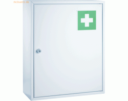 Alco Erste-Hilfe-Verbandschrank Stahl lackiert 360x150x450mm weiß
