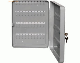 Alco Schlüsselkassette Stahlblech 160x80x200mm für 30 Schlüssel lichtg