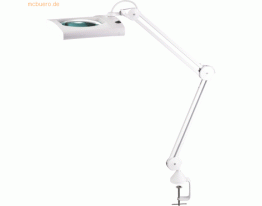 Alco Lupenleuchte LED 9223 mit Tischklemme weiß