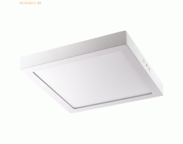 Alco LED-Deckenleuchte eckig 225x225xx35mm 18W weiß