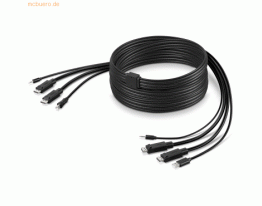 Belkin Linksys Secure KVM Dual DisplayPort cable set 3,0 m