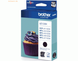 Brother Tintenpatrone Brother LC-123BK schwarz (ca. 600 Seiten)
