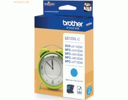 Brother Tintenpatrone Brother LC-125XLC cyan (ca. 1200 Seiten)