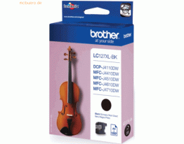 Brother Tintenpatrone Brother LC-127XLBK schwarz (ca. 1200 Seiten)
