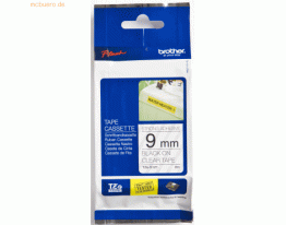 Brother Schriftband TZe-S121 9mm schwarz/transparent