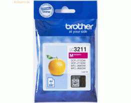 Brother Brother Tintenpatrone LC-3211M Magenta (ca. 200 Seiten)