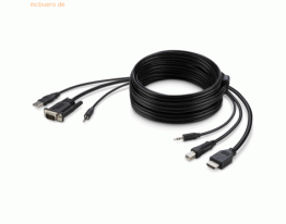 Belkin Linksys VGA to HDMI High Retention Combo Cable, 3m