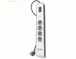 Belkin Belkin Surge Plus Überspannungsschutz, 4-Fach mit 2x USB, 2,4A