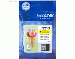 Brother Brother Tintenpatrone LC-3213Y Gelb (ca. 400 Seiten)