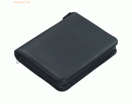 Alassio Ringbuchmappe Luino A5 FineTouch Lederimitat schwarz