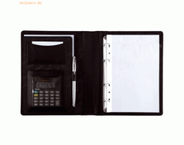 Alassio Ringbuchmappe Benaco A5 Leder schwarz