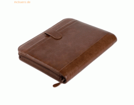 Alassio Ringbuchmappe Viterbo A4 FineTouch Lederimitat braun