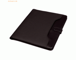 Alassio Ringbuchmappe Fano I A4 FineTouch Lederimitat / Nylon schwarz
