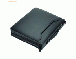 Alassio Tagungsmappe Osi A4 FineTouch Lederimitat schwarz