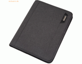 Alassio Orgamappe Olbia A4 Nylon/Finetouch-Lederimitat anthrazit