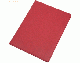 Alassio Schreibmappe A4 Balocca 25x31,5x2cm Polyester/Cotton rot