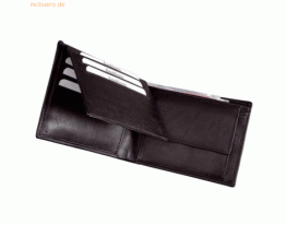 Alassio Geldbörse Querformat 12x9cm schwarz