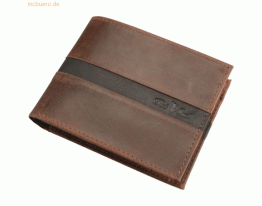 Alassio Geldbörse Querformat 12,5x9,5cm Leder braun
