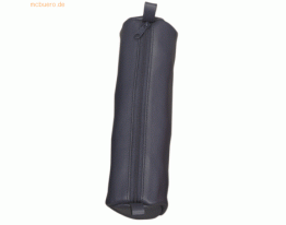Alassio Schlamperrolle 21x6cm Leder blau