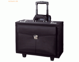 Alassio Pilotenkoffer Rocca II Trolley 46x39x27cm Microfaser schwarz
