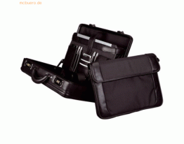 Alassio Laptop/Attachekoffer Modica 43x30x10(+2)cm Lederimitat/Nylon s