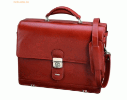 Alassio Aktentasche Mocca 38x30x16cm Leder cognac