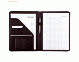 Alassio Schreibmappe Mares A4 FineTouch Lederimitat schwarz