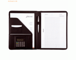 Alassio Schreibmappe Mares I A4 FineTouch Lederimitat schwarz
